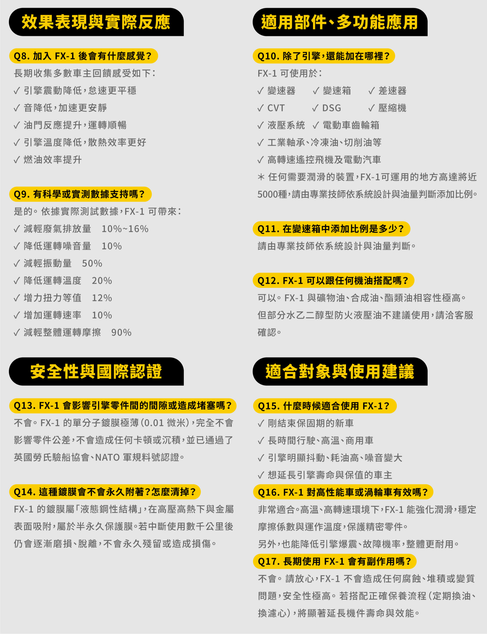 FX 1常見問題FQA 02【運用在引擎、其他部件】2 0